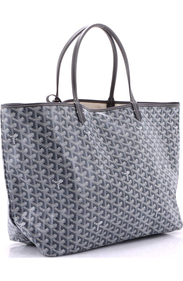 Pre-Owned Goyard Saint Louis Tote Coated Canvas GM, Alternate, color, Gray
