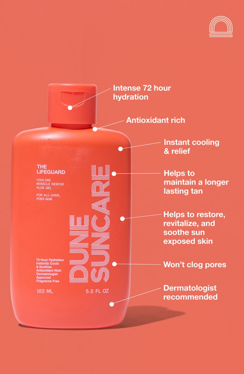 DUNE Suncare The Lifeguard Cooling Miracle Rescue Aloe Gel, Alternate, color,