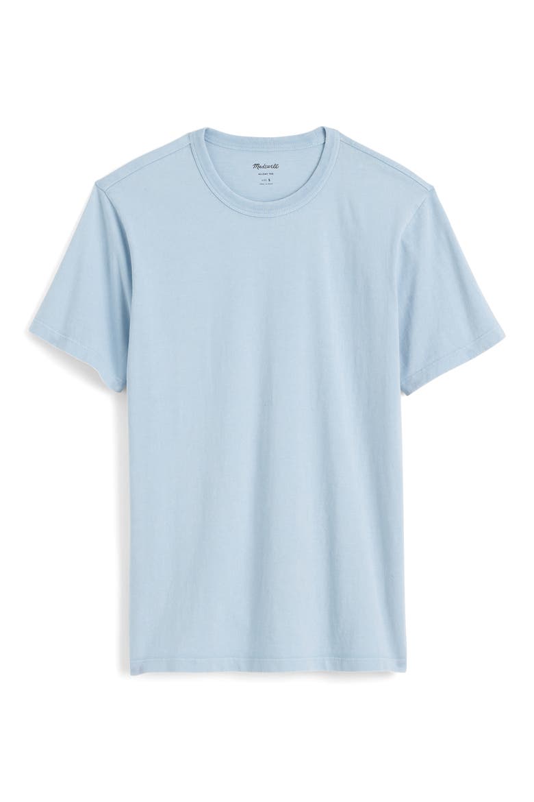 Allday Garment Dyed Cotton T-Shirt, Alternate, color, WEATHERED SKY