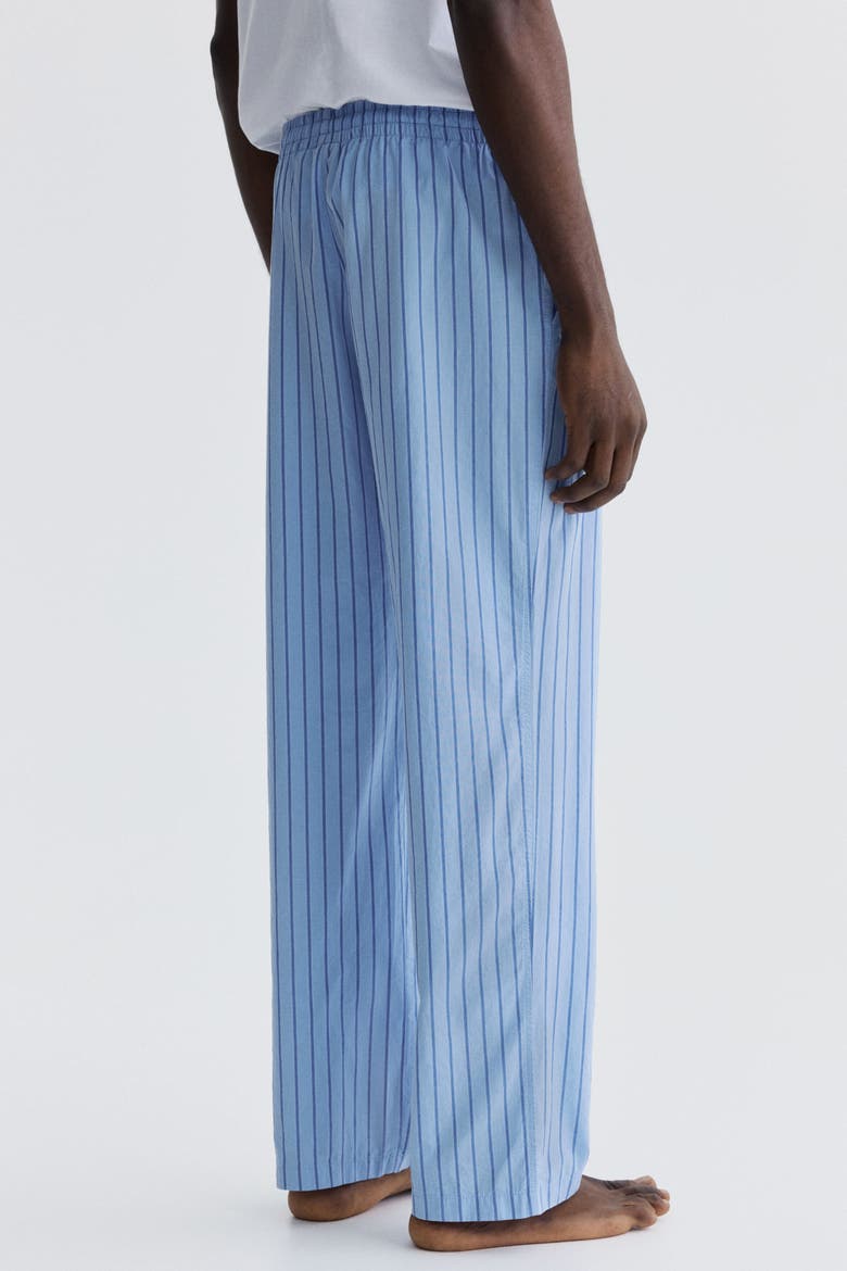 Relaxed-fit Poplin Pants, Alternate, color, Light blue/striped