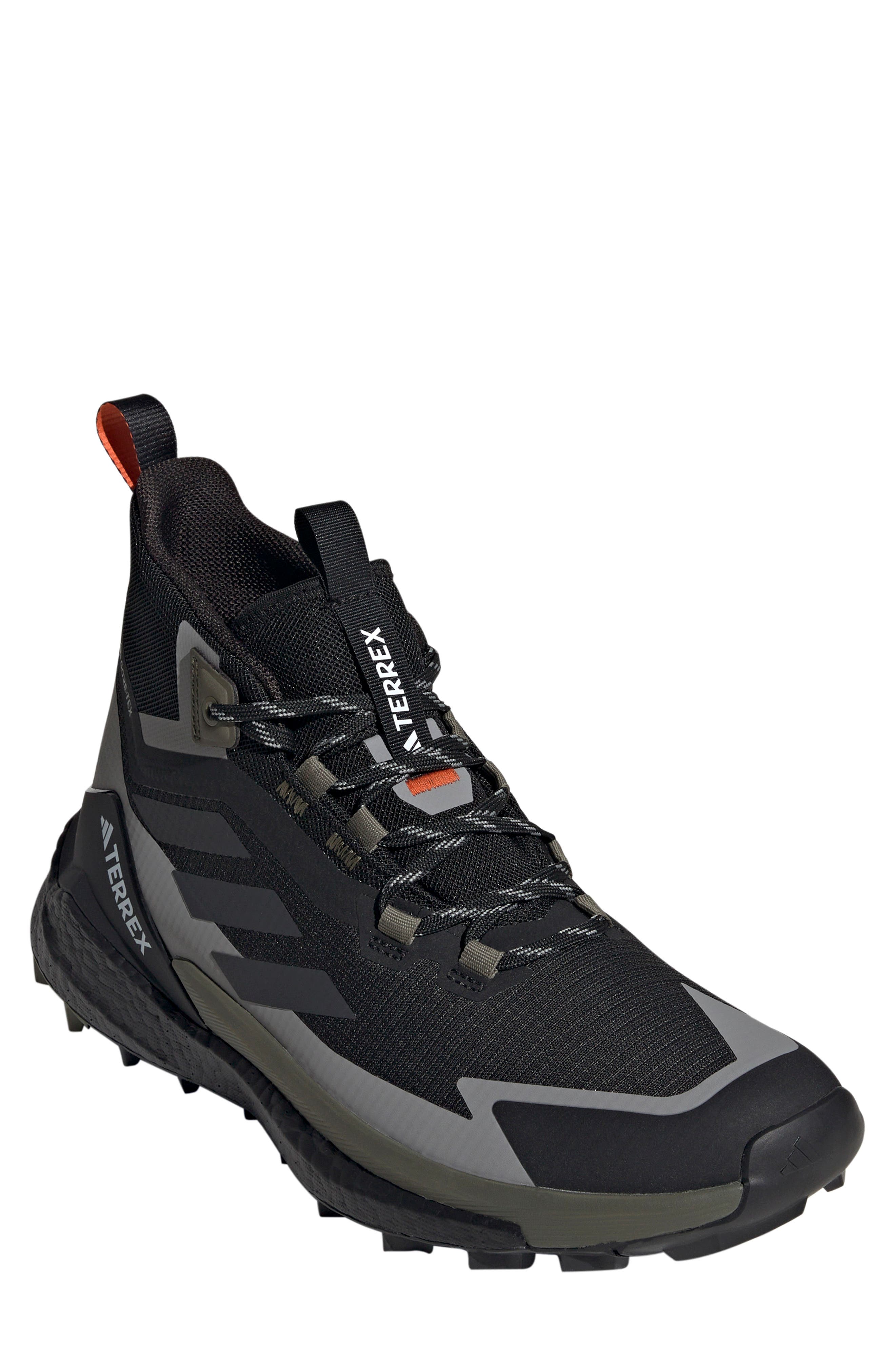 adidas Terrex Free Hiker 2.0 Mid Waterproof Gore-Tex<sup>®</sup> Hiking Shoe, Main, color, 