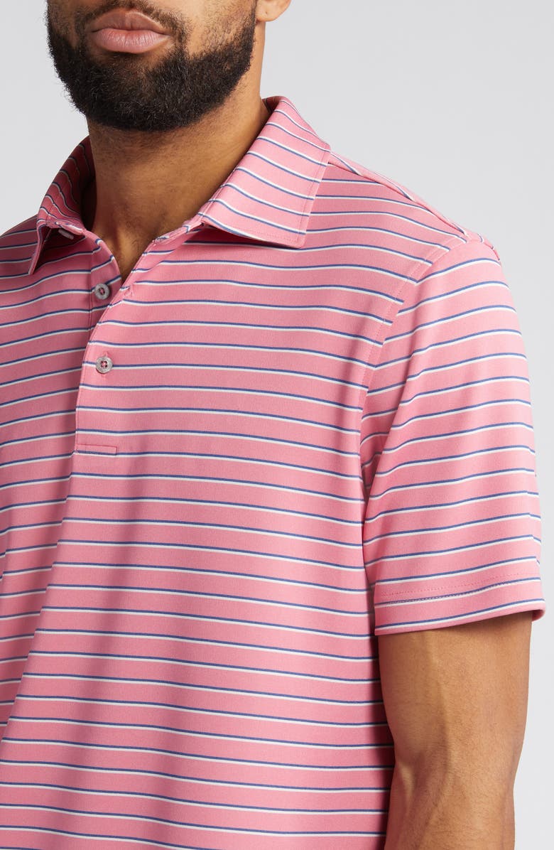 Scott Barber Shaded Stripe Technical Jersey Polo, Alternate, color, 