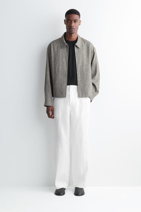 Linen Relaxed-fit Straight-leg Pants