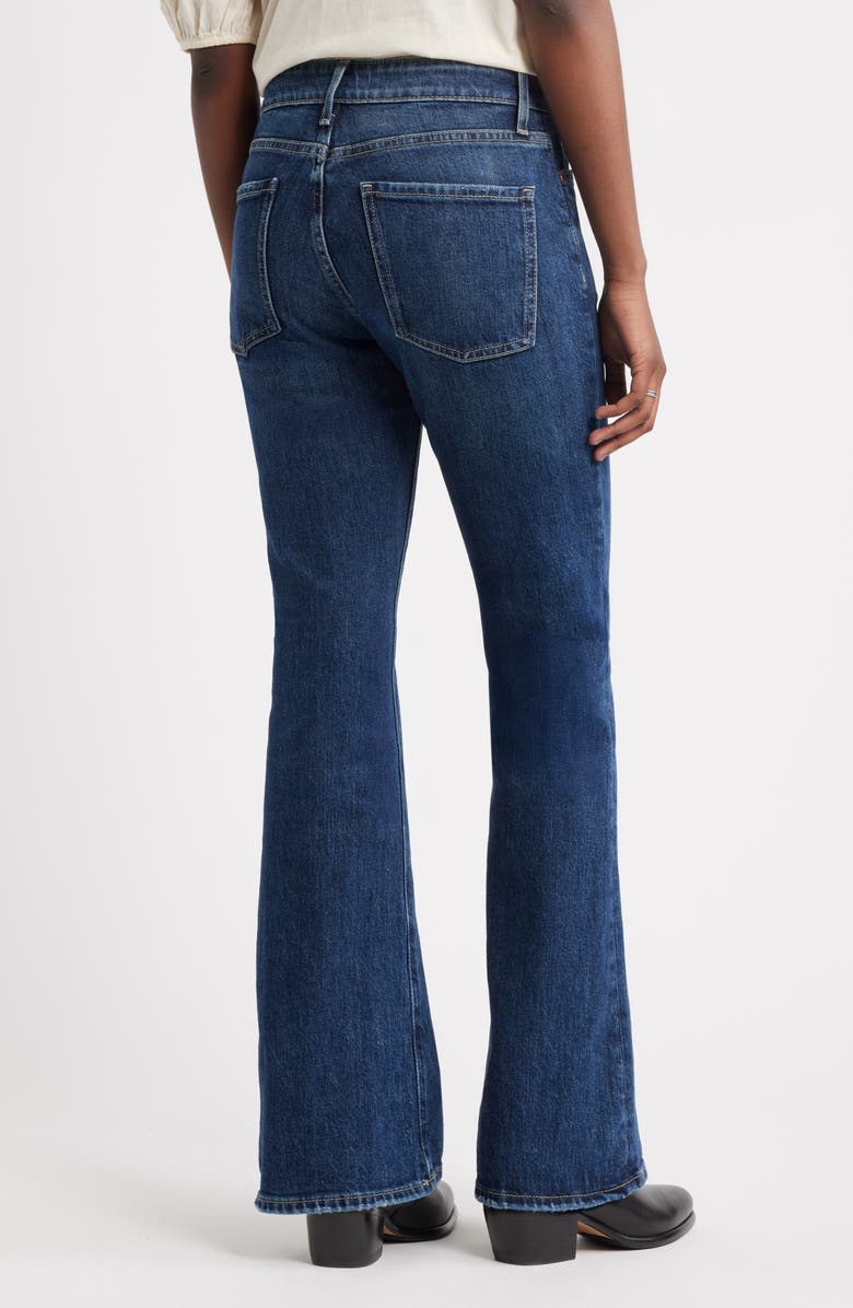 Treasure & Bond Stretch Denim Flare Leg Jeans, Alternate, color, Dark Wash