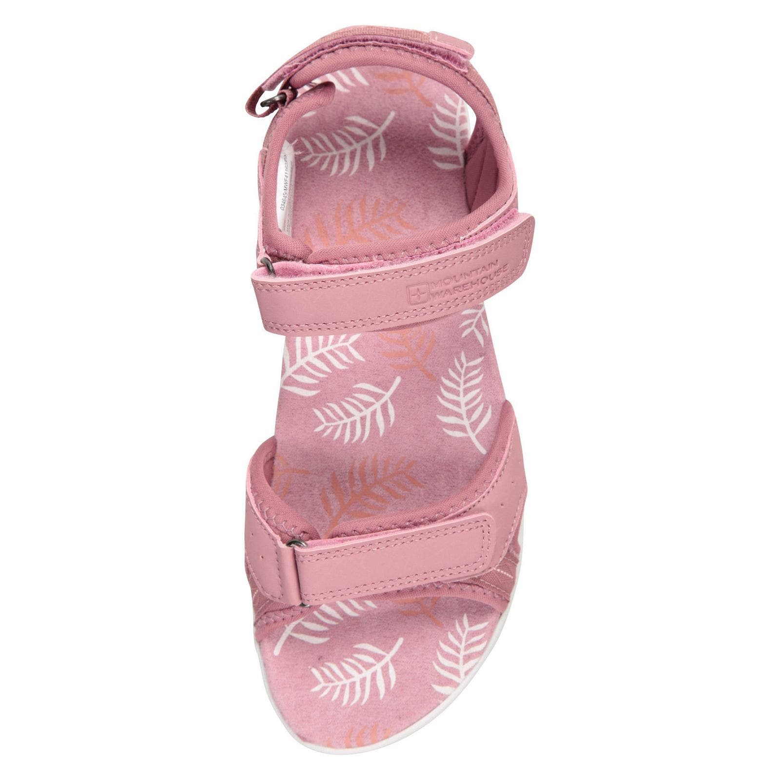 Athens Leaves Sandals, Alternate, color, Pink