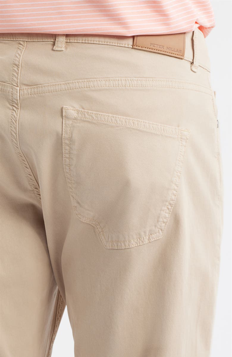 Peter Millar Crown Crafted Wayfare Five Pocket Pants, Alternate, color, Warm Sand