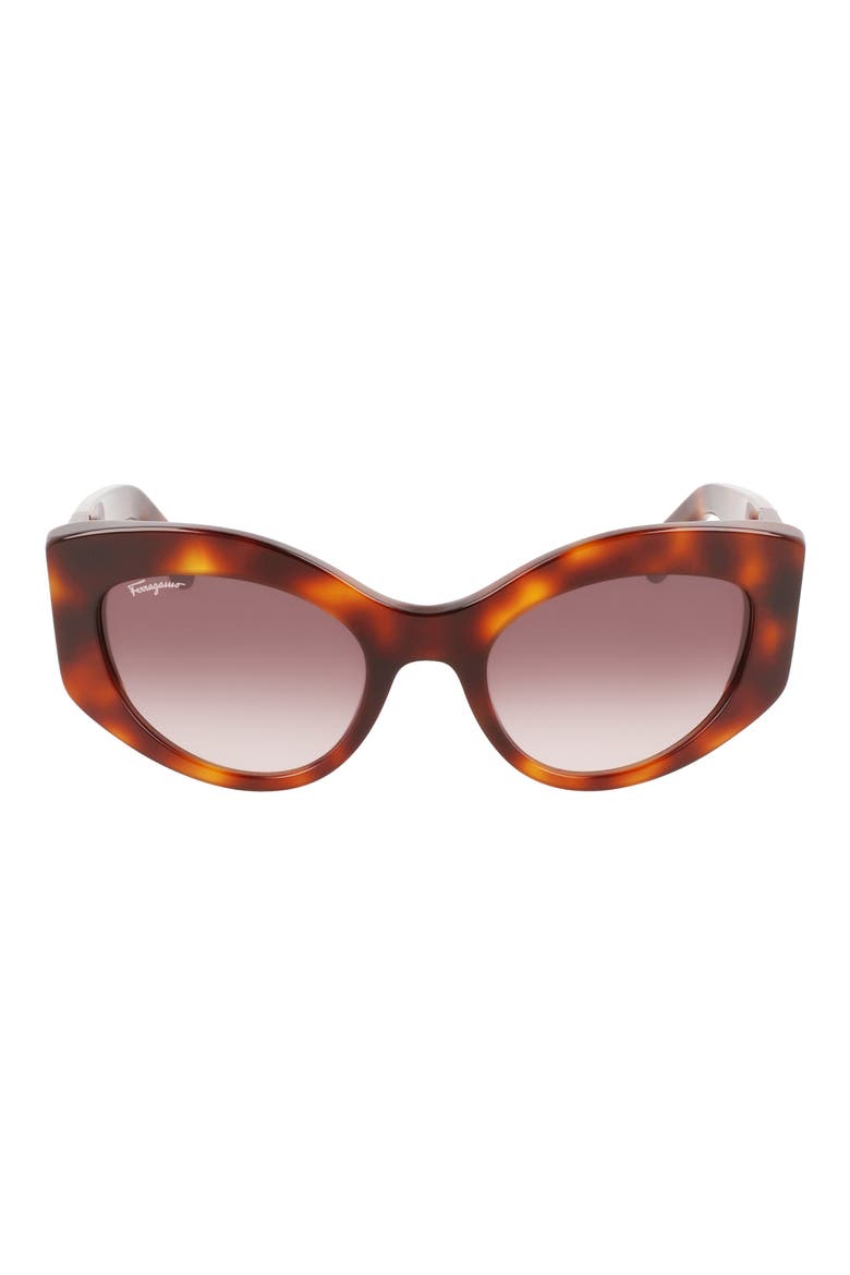 53mm Gancini Butterfly Sunglasses, Main, color, CLASSIC TORTOISE