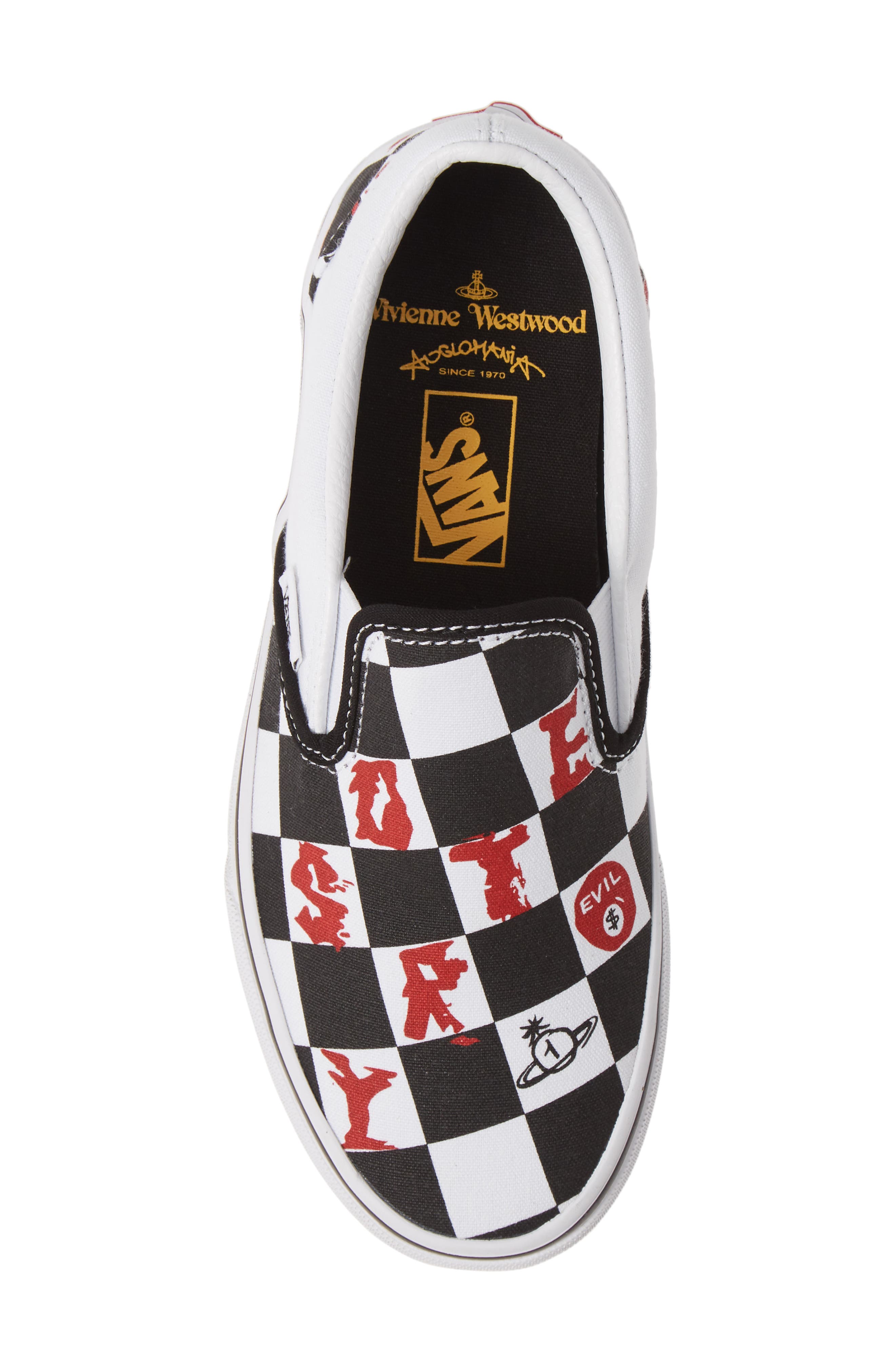 Vans x Vivienne Westwood Classic Slip-On Sneaker, Alternate, color, 