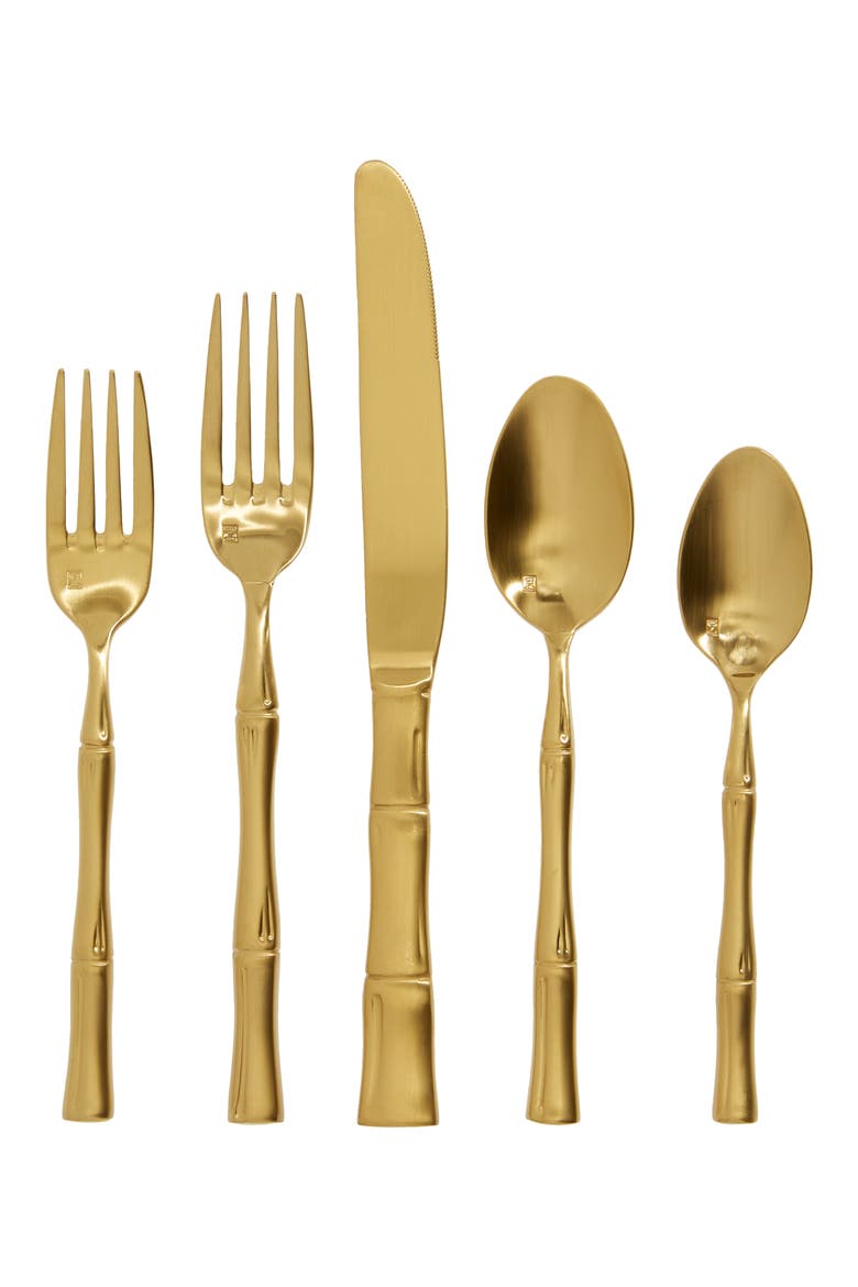 Royal Pacific Brushed Champagne 5-Piece Place Setting, Main, color, BRUSHED CHAMPAGNE