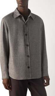 ZEGNA Cashmere, Linen & Silk Overshirt