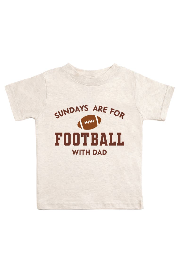 Sundays Are For Football Short Sleeve T-Shirt, Main, color, Natural Heather