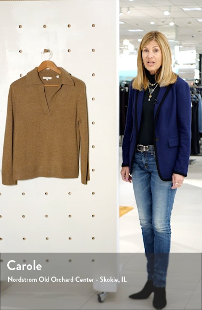 Wool & Cashmere Polo Sweater, sales video thumbnail