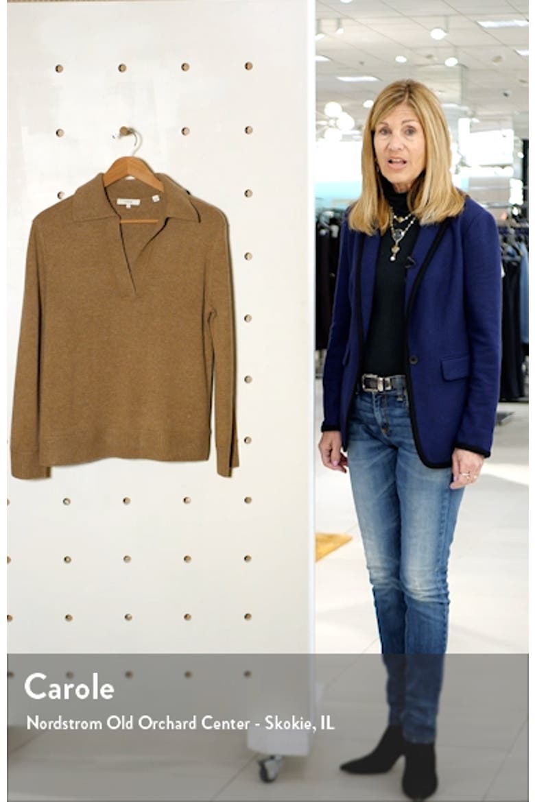 Wool & Cashmere Polo Sweater video