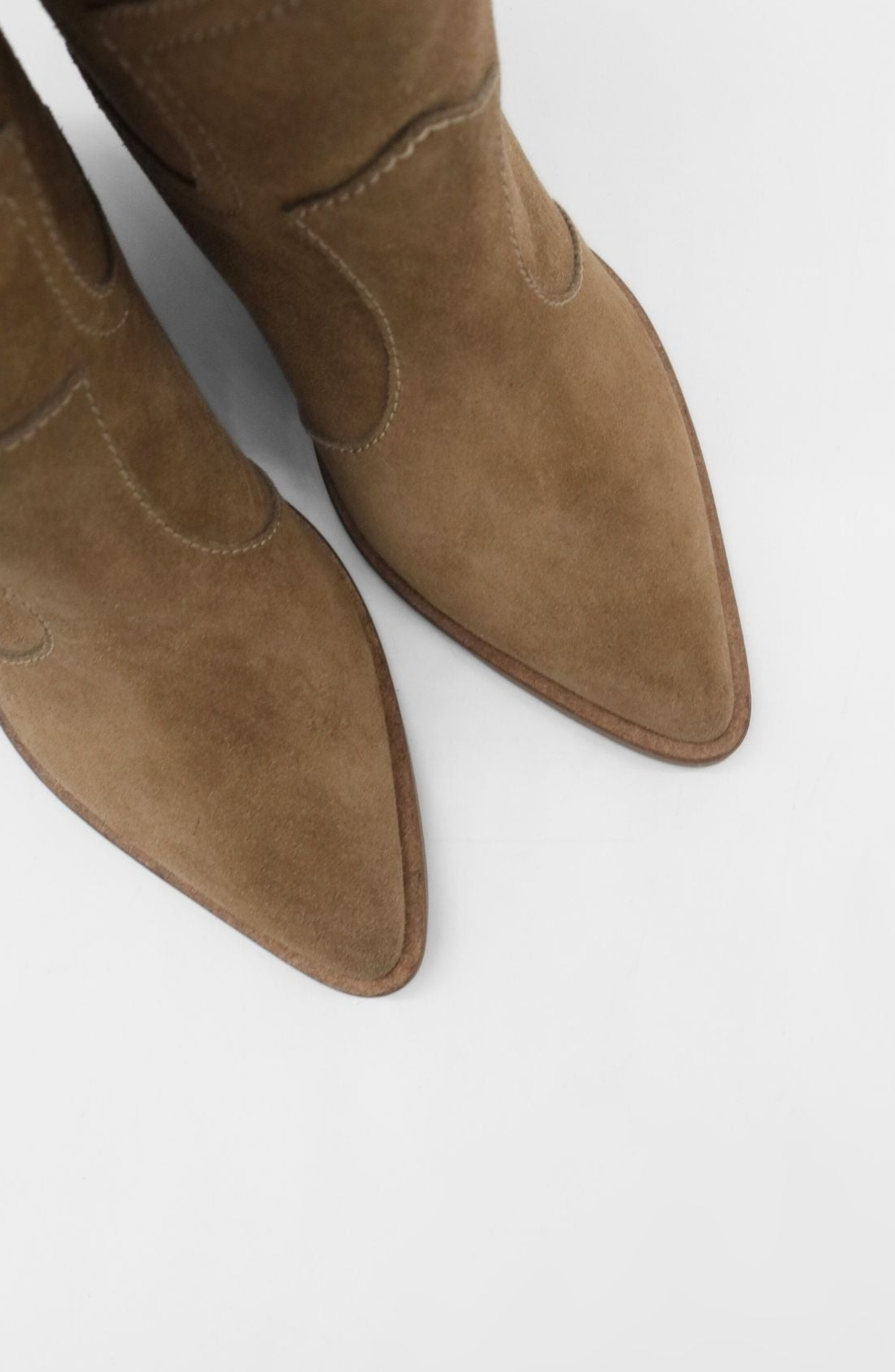 STIVALI NEW YORK Strength Western Cowboy Boots, Alternate, color, Mocha Suede