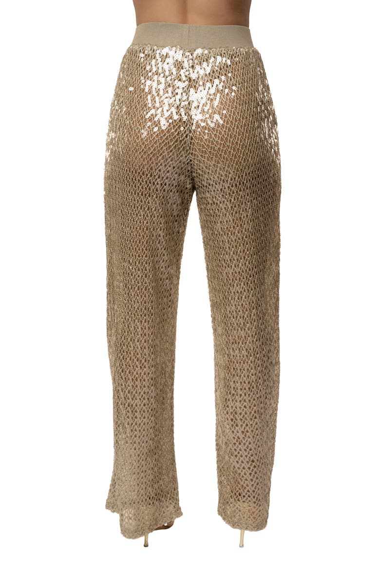 High Seas Sequin Pant, Alternate, color, Sage