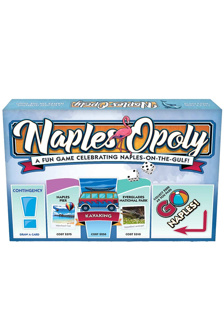 Naples Opoly Board Game, Main, color, Multicolored