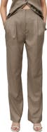 NEXT Cross Hatch Pleated Straight Leg Pants