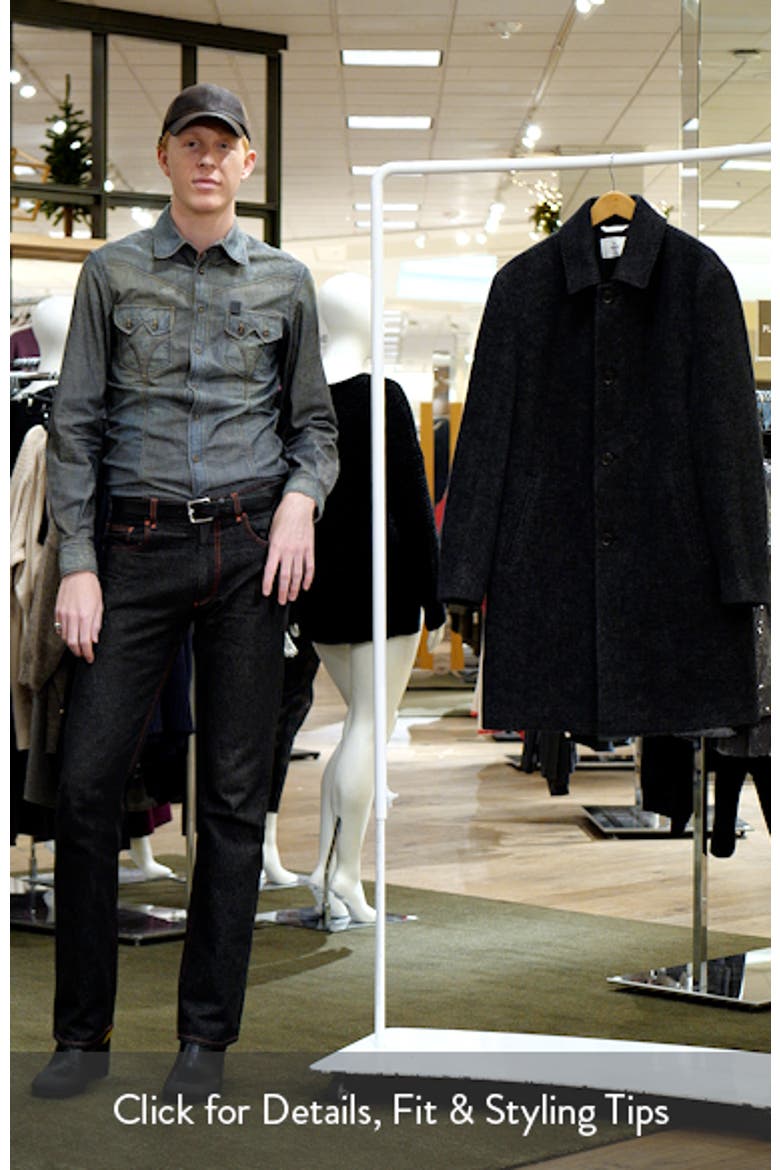 Wool Blend Herringbone Scout Coat video