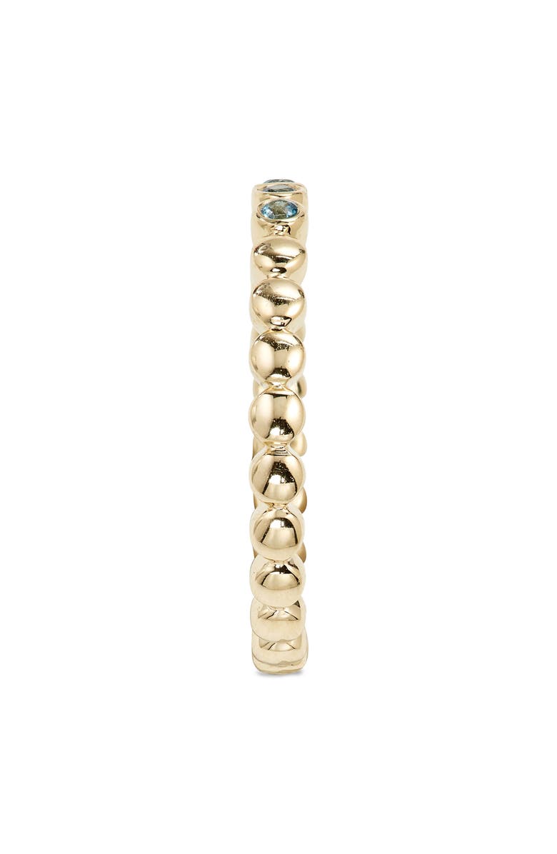 Bony Levy 14K Gold London Blue Topaz Stacking Ring, Alternate, color, 
