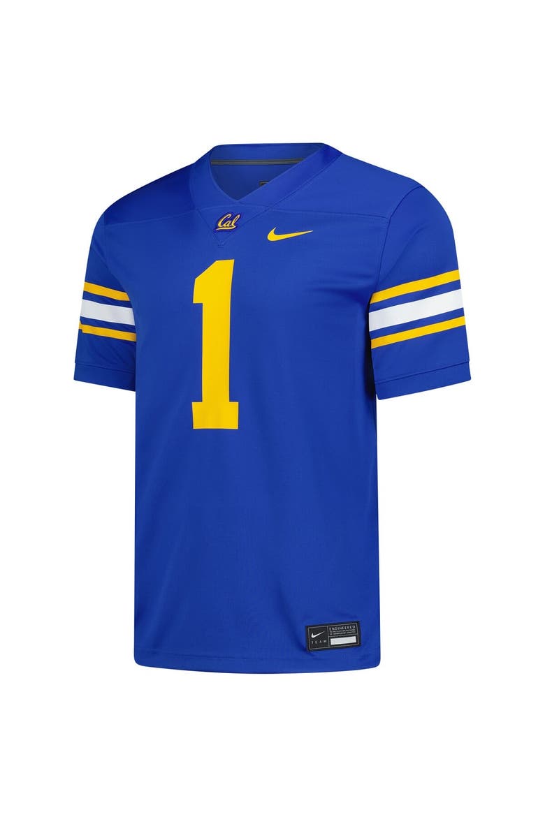Men's Nike #1 Royal Cal Bears Untouchable Replica Game Jersey, Alternate, color, Royal
