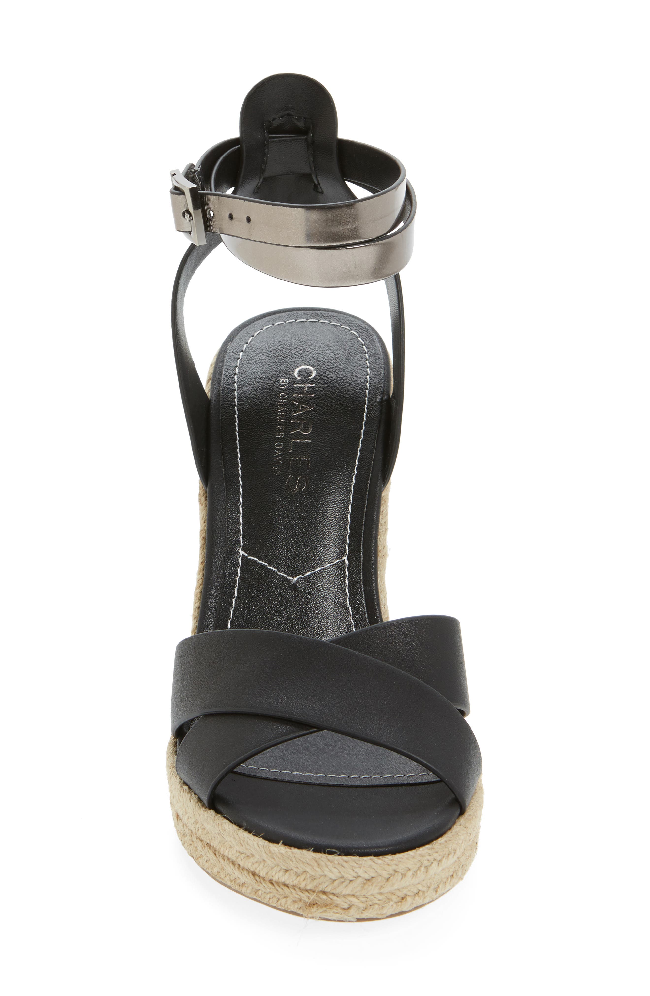 Charles by Charles David Brit Wedge Platform Sandal, Alternate, color, 