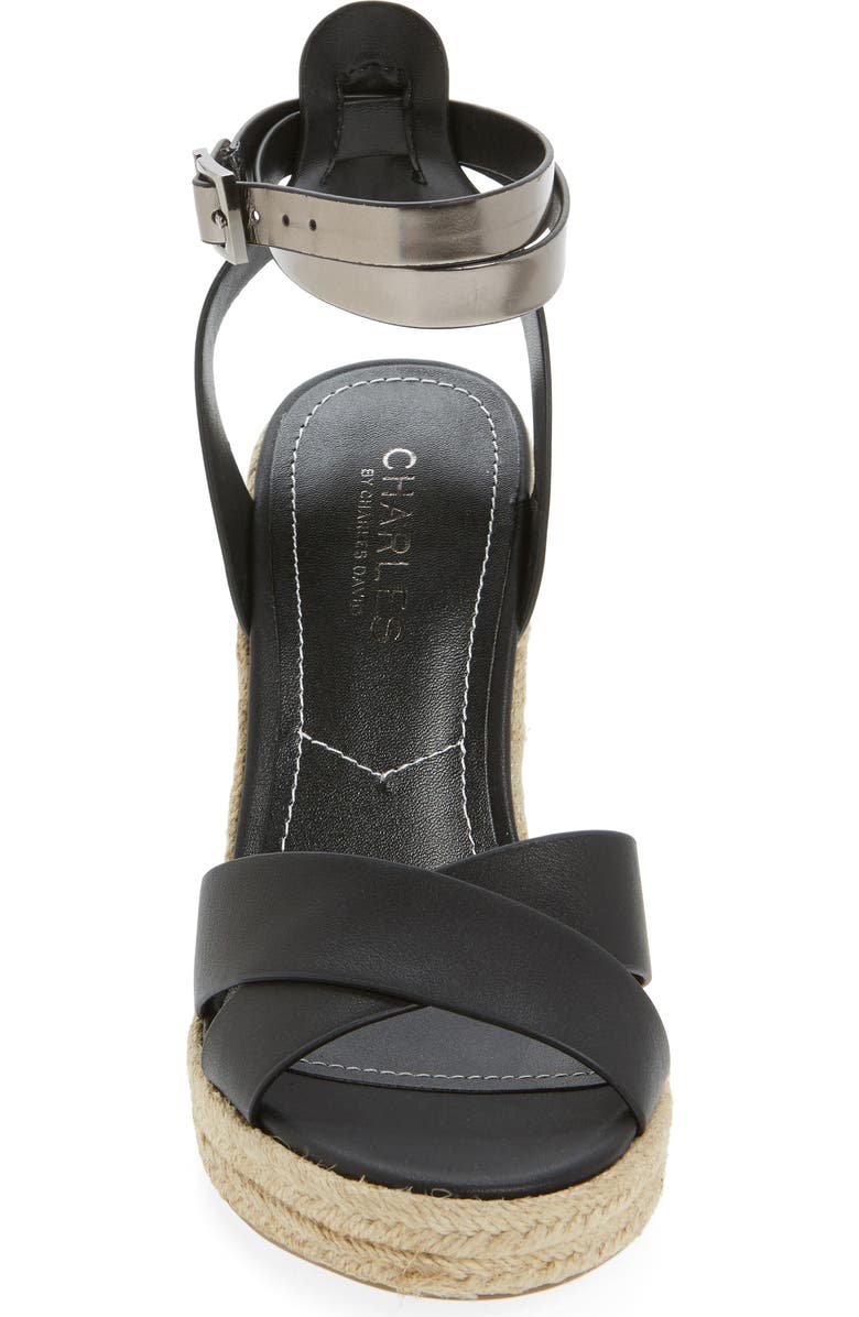 Charles by Charles David Brit Wedge Platform Sandal, Alternate, color,