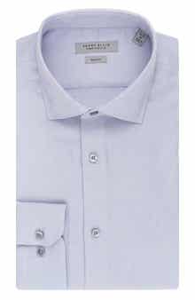 Perry Ellis Royal Oxford Slim Fit Stretch Cotton Dress Shirt