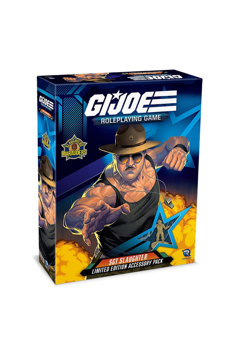 Renegade Game Studios G.I. Joe SGT Slaughter Limited Edition Accessory Pack, Main, color, Multicolored