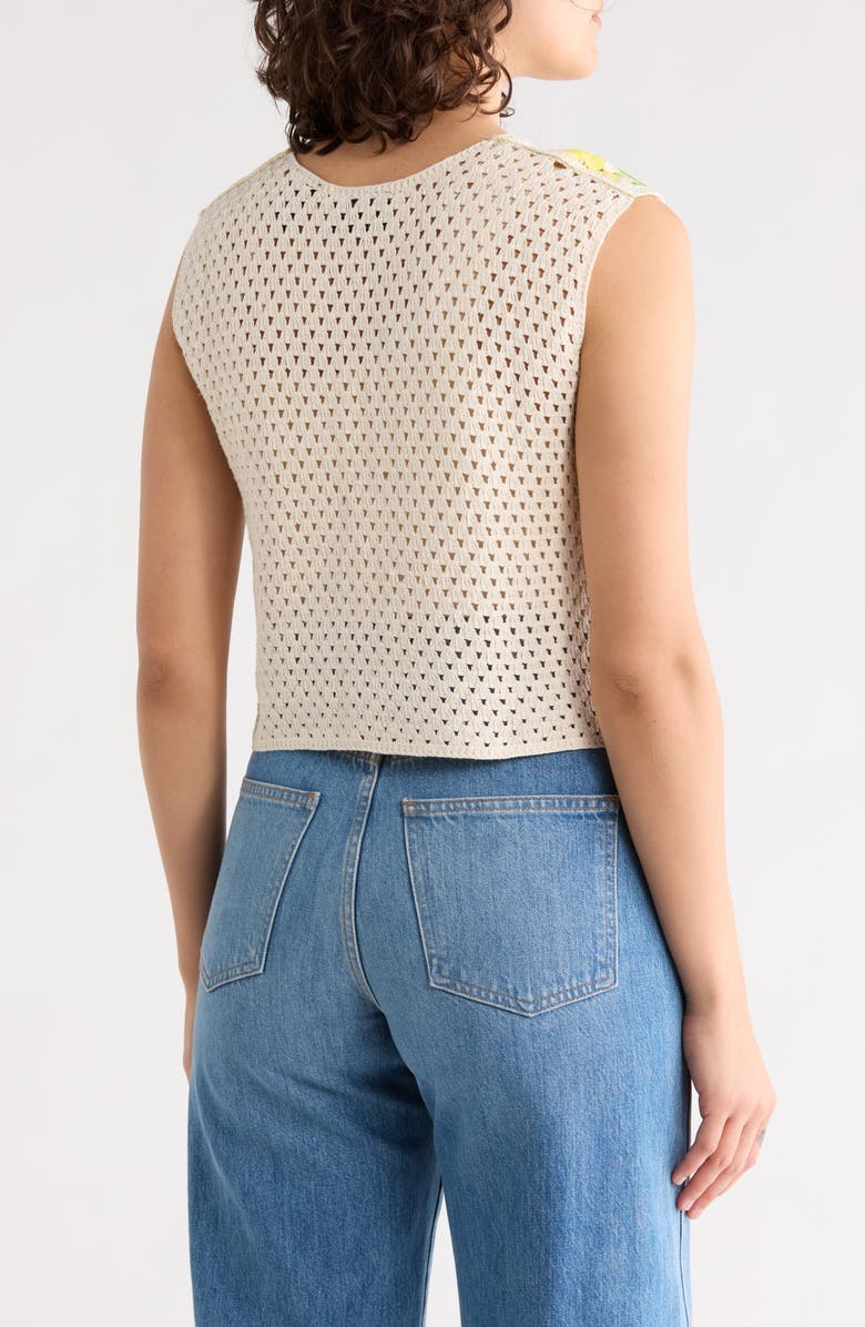 Forgotten Grace Granny Square Crochet Tank, Alternate, color, 