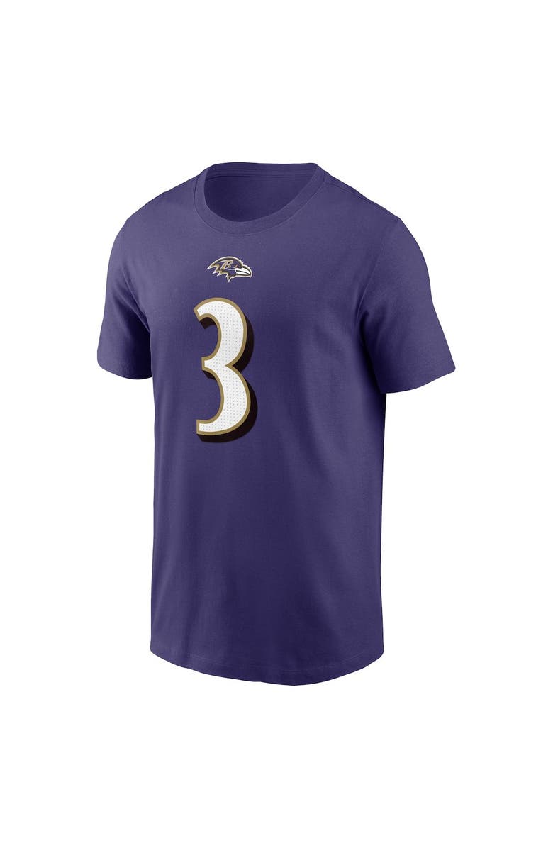 Nike Men's Nike Odell Beckham Jr. Purple Baltimore Ravens Player Name & Number T-Shirt, Alternate, color, Purple