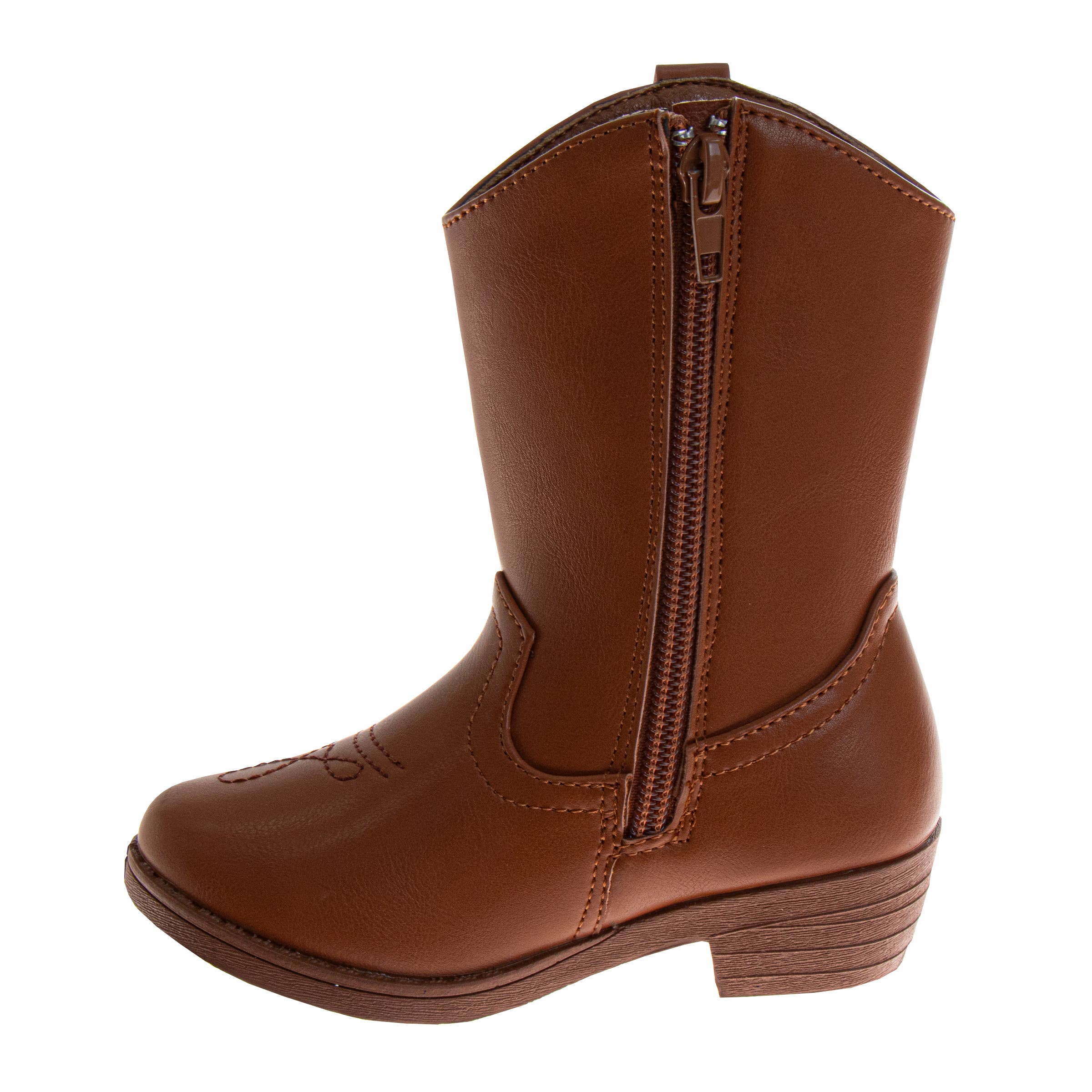 Laura Ashley Embroidered Western Boots Girls'  Fashionable Comfort Fit Stylish, Alternate, color, 