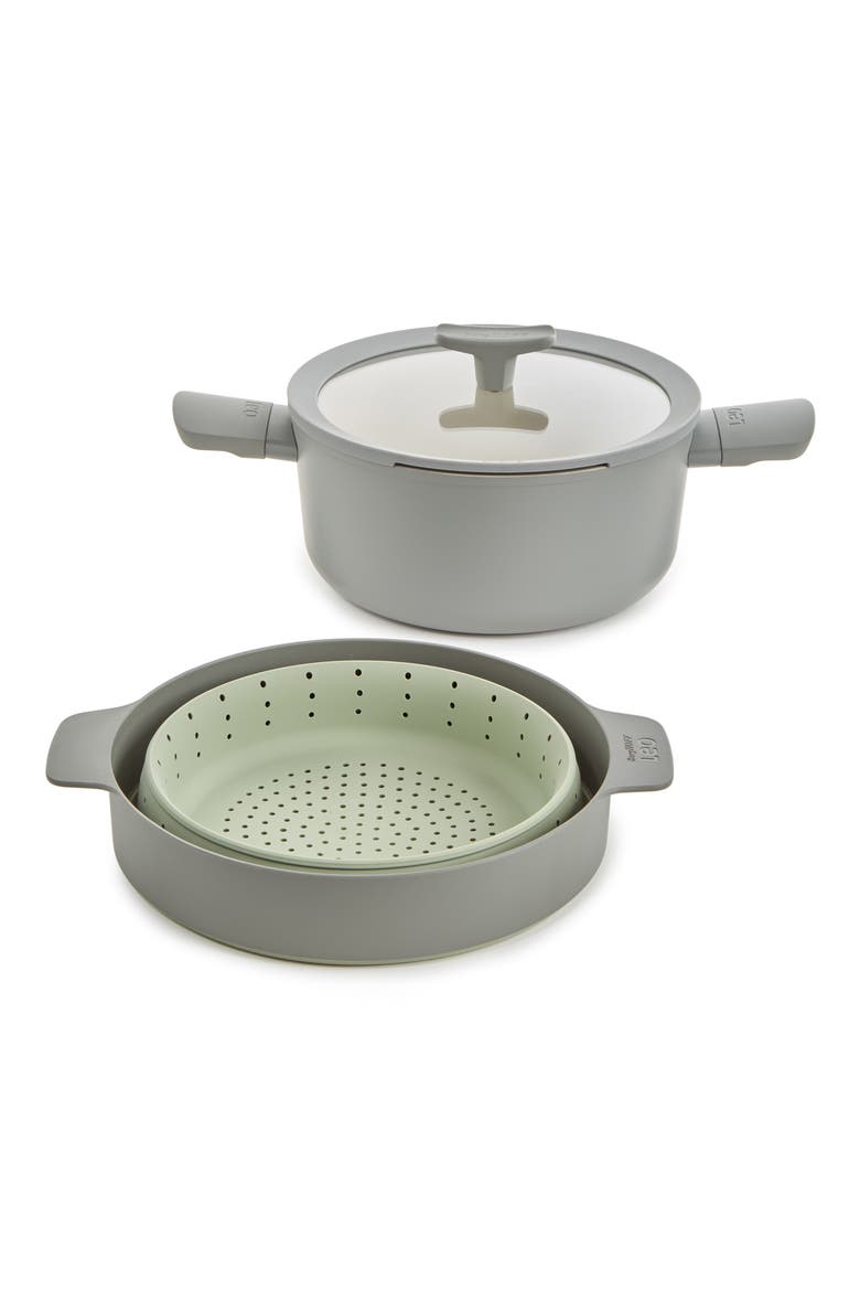 Leo Balance 3-Piece Steamer Set, Main, color, MOON MIST