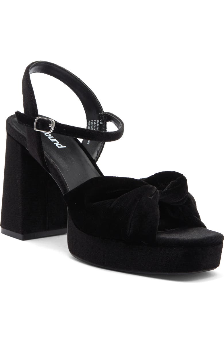 Abound Pamela Velvet Platform Sandal, Main, color,
