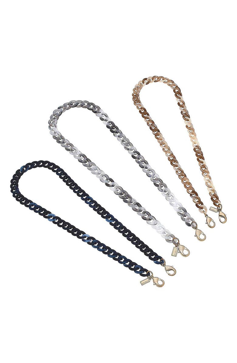 Canvas Jewelry 3-Pack Kids' Face Mask Chains, Main, color, 
