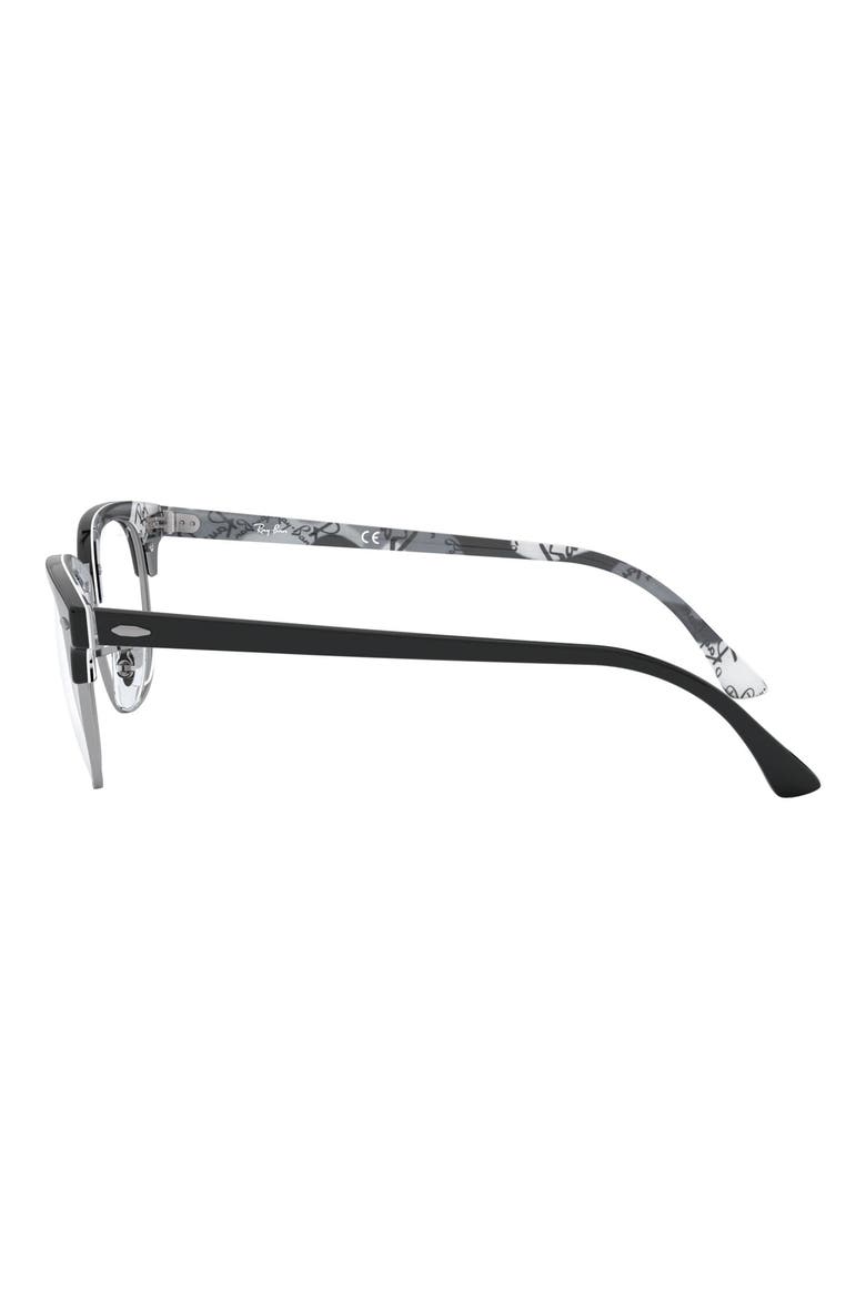 5154 51mm Optical Glasses, Alternate, color, BLACK