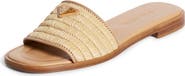 Prada Raffia Slide Sandal