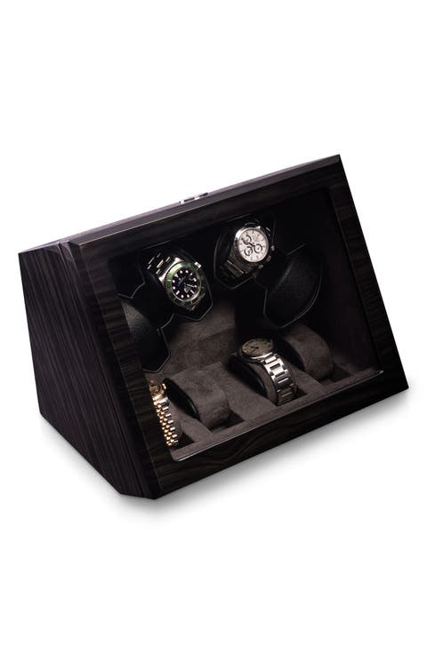Louis Ash 4-Watch Winder & Case