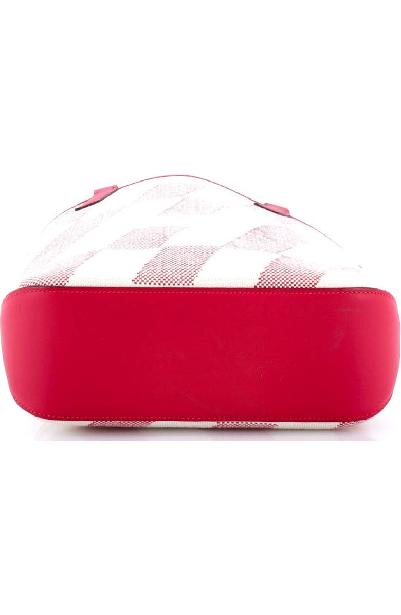 Pre-Owned Hermes Cabas H en Biais Tote Canvas with Leather 27, Alternate, color, Framboise