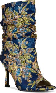 AZALEA WANG Rozsi Open Toe Slouch Bootie