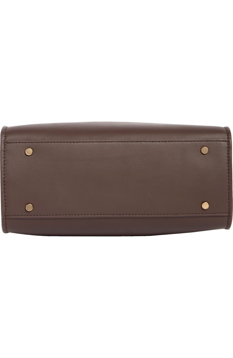 Sam Edelman Loraine Small Bowler Satchel Bag, Alternate, color, Dark Brown