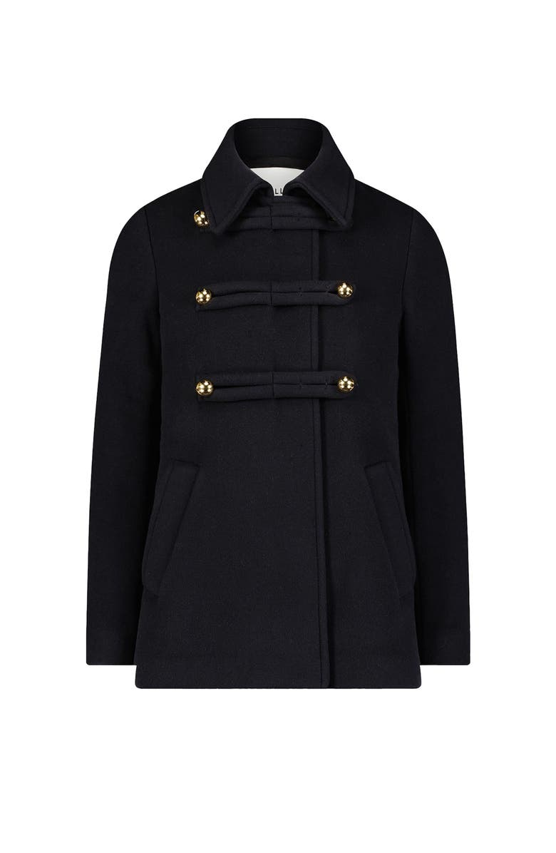 Callas Milano Clara Double-Face Virgin Wool, Main, color, Black