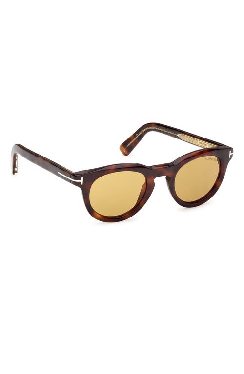 Tom Ford Tortoiseshell-effect Sunglasses In Brown