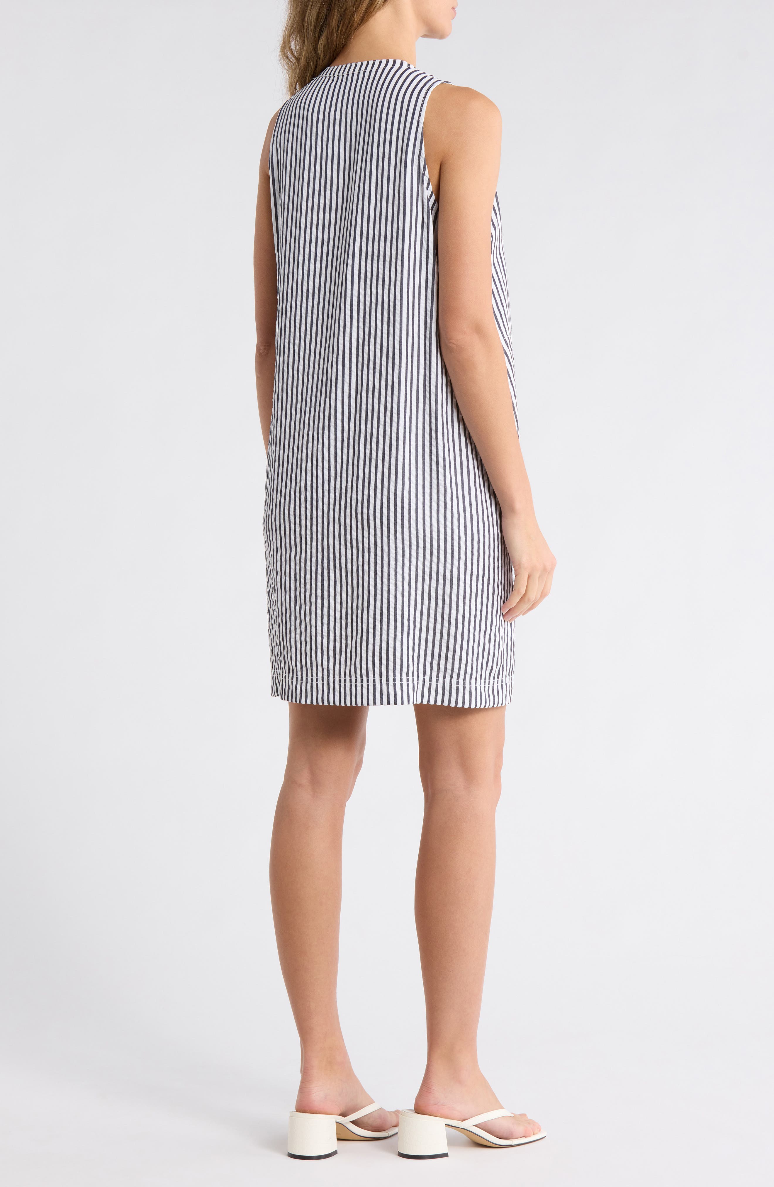 Stripe Sleeveless Minidress - image 2