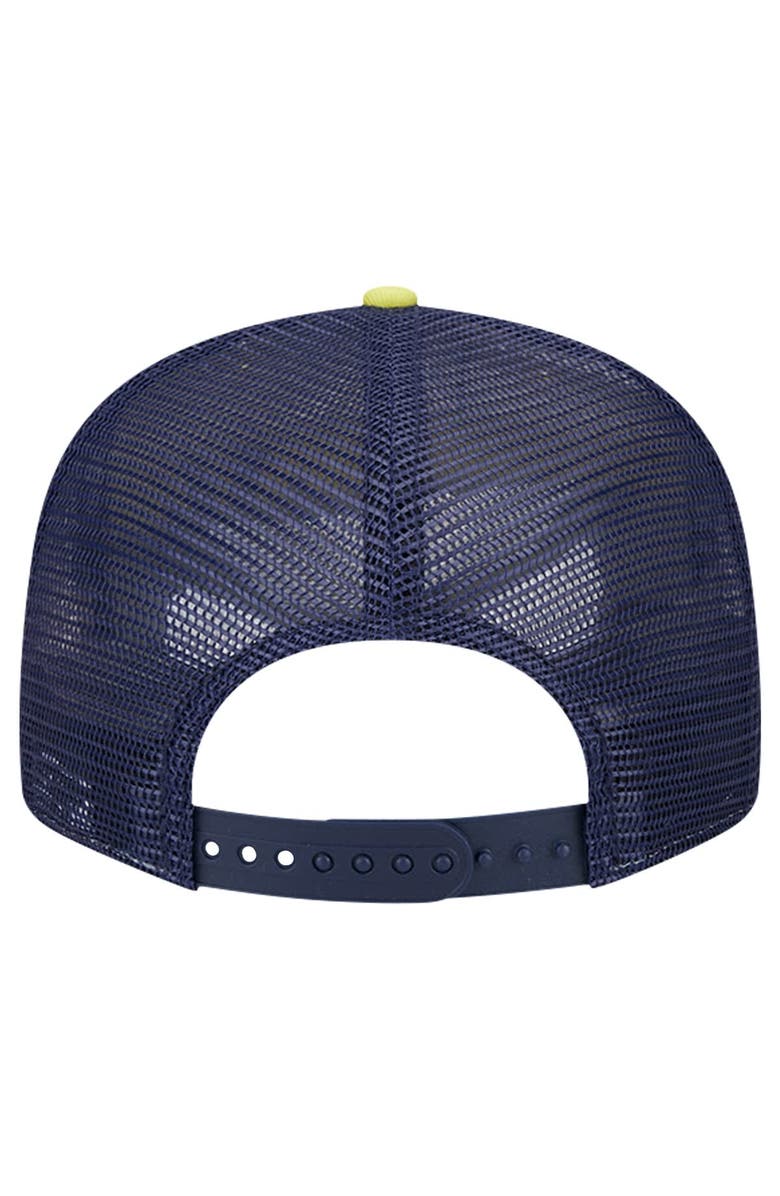 New Era Men's New Era Yellow Nashville SC Trucker 9FIFTY Snapback Hat, Alternate, color,