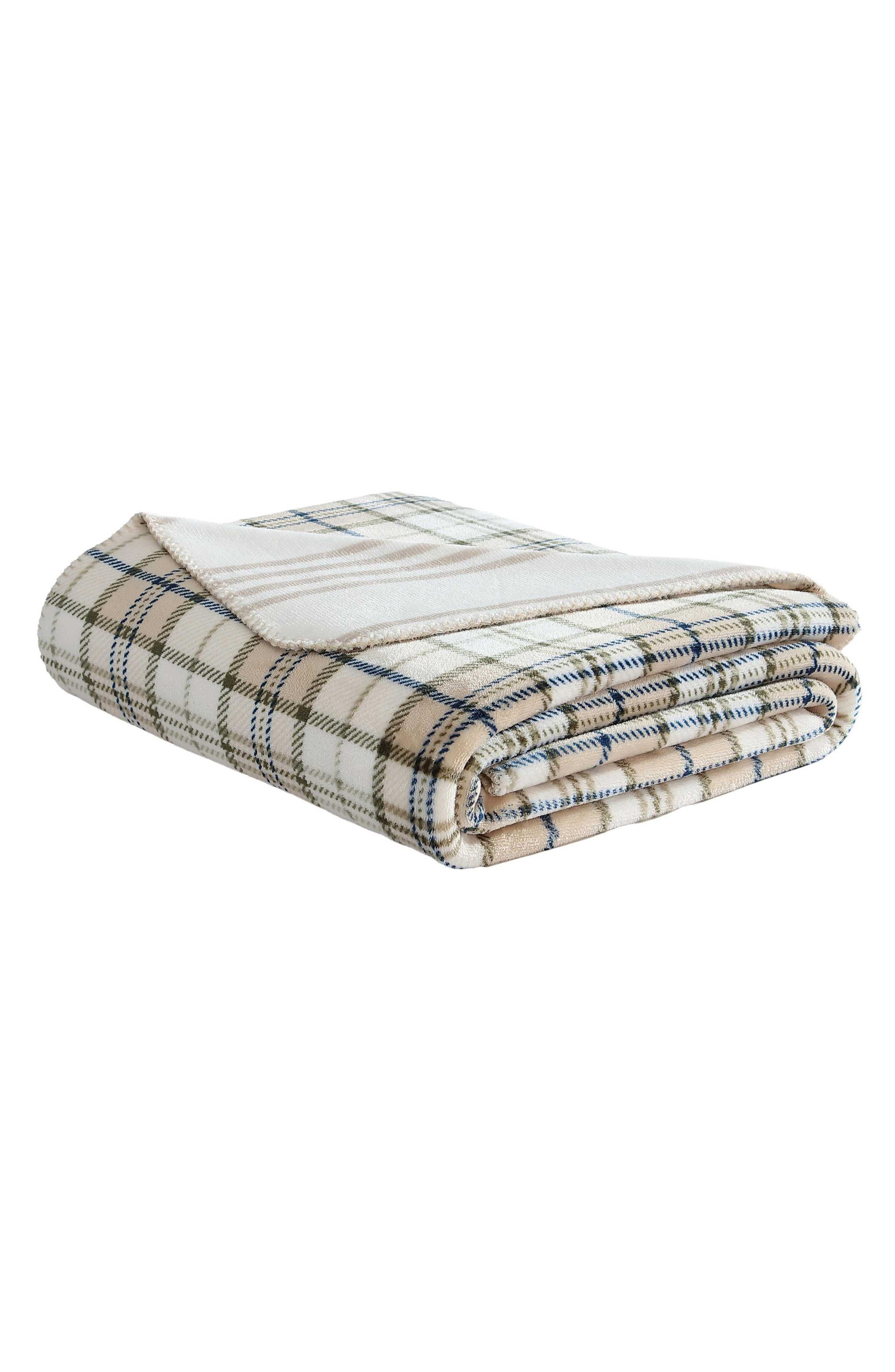 Nautica Southgale Plaid Throw Blanket
