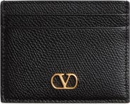 Valentino Garavani VLOGO Leather Card Holder