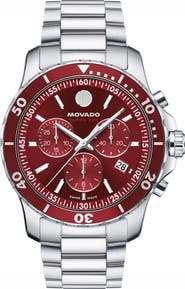 Movado Series 800 Chronograph Bracelet Watch, 42mm