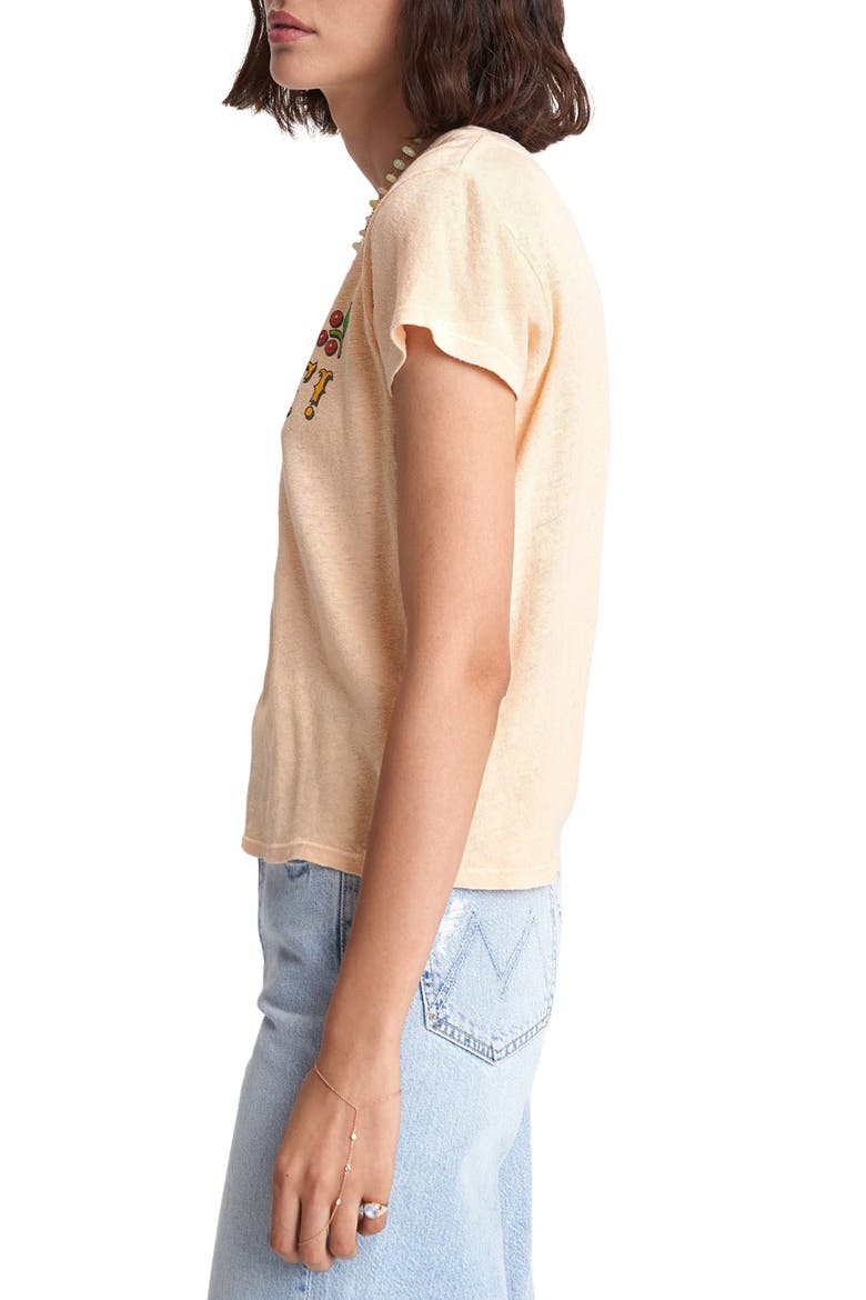 The Itty Bitty Sinful Cotton & Linen Graphic Tee, Alternate, color, JACKPOT