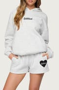 EDIKTED Big Love Embroidered Hoodie