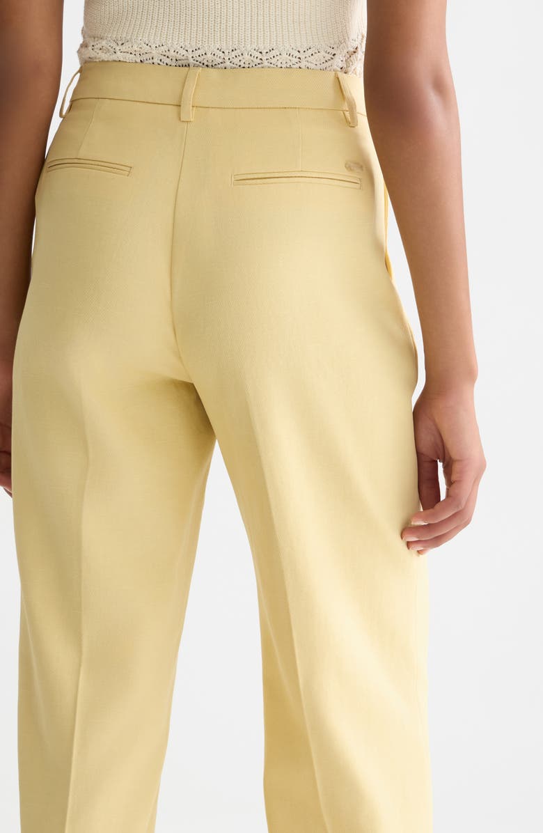 Scotch & Soda Edie High Waist Wide Leg Pants, Alternate, color, Parsnip